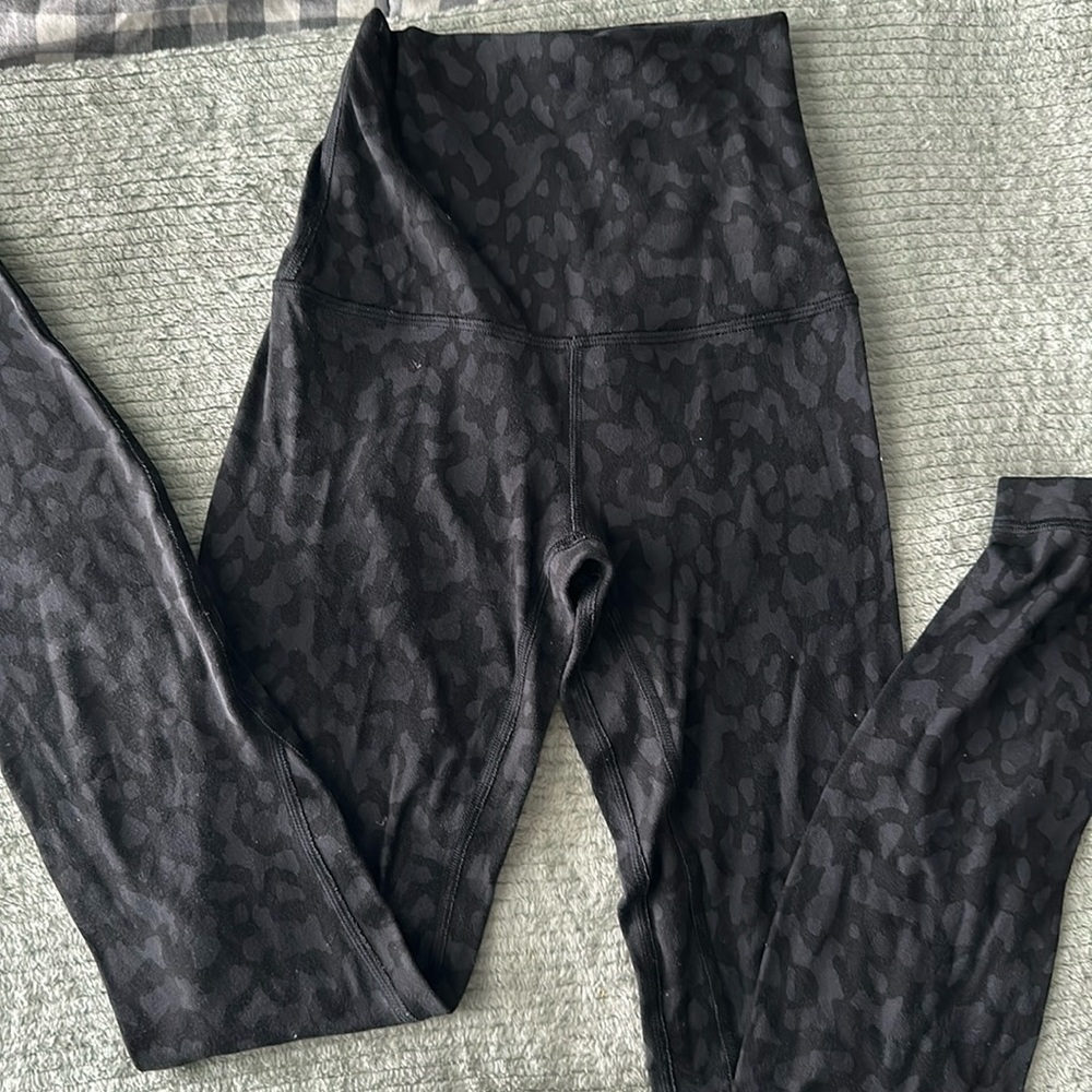 Black Camo Lulu Lemon Leggings